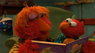 Louie reads Elmo his favorite book, It's Time for Bed. Sesame Street Bedtime with Elmo