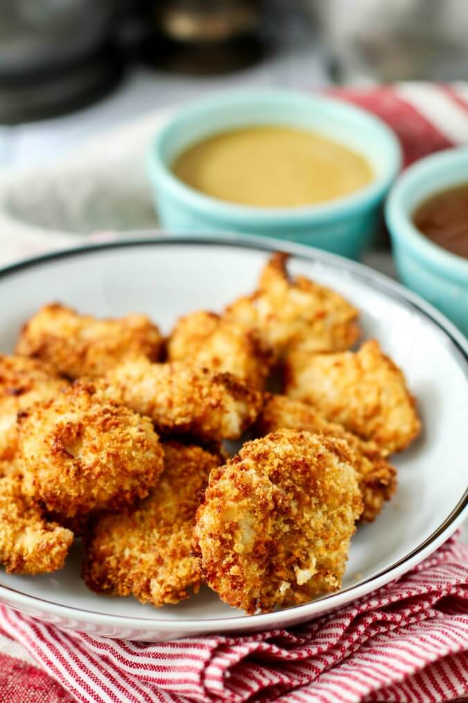 Air Fryer Chicken Nuggets with Two Dipping Sauces Karen's Kitchen Stories