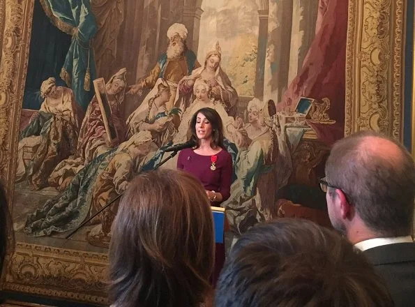 Princess Marie of Denmark received the National Order of the Legion of Honour by a ceremony held at French Embassy in Denmark.