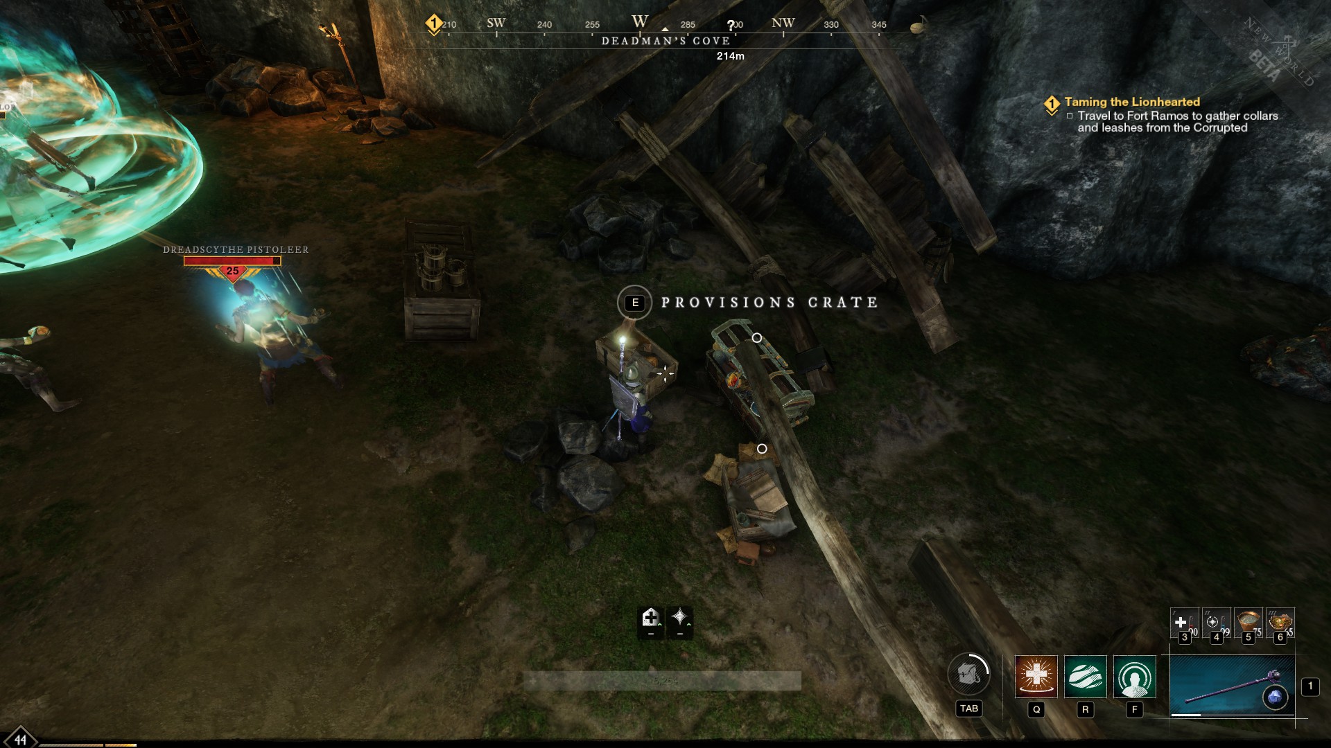 New World Deadman's Cove chest locations