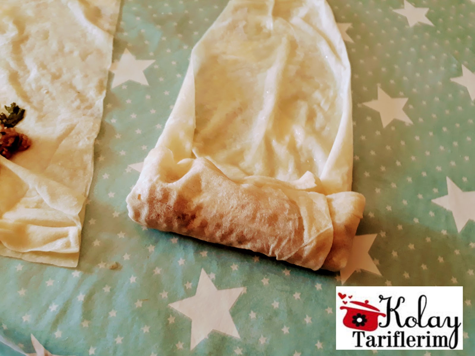 Hazır Yufkadan Kıymalı Rulo Börek Kolay Tariflerim Pratik, Lezzetli