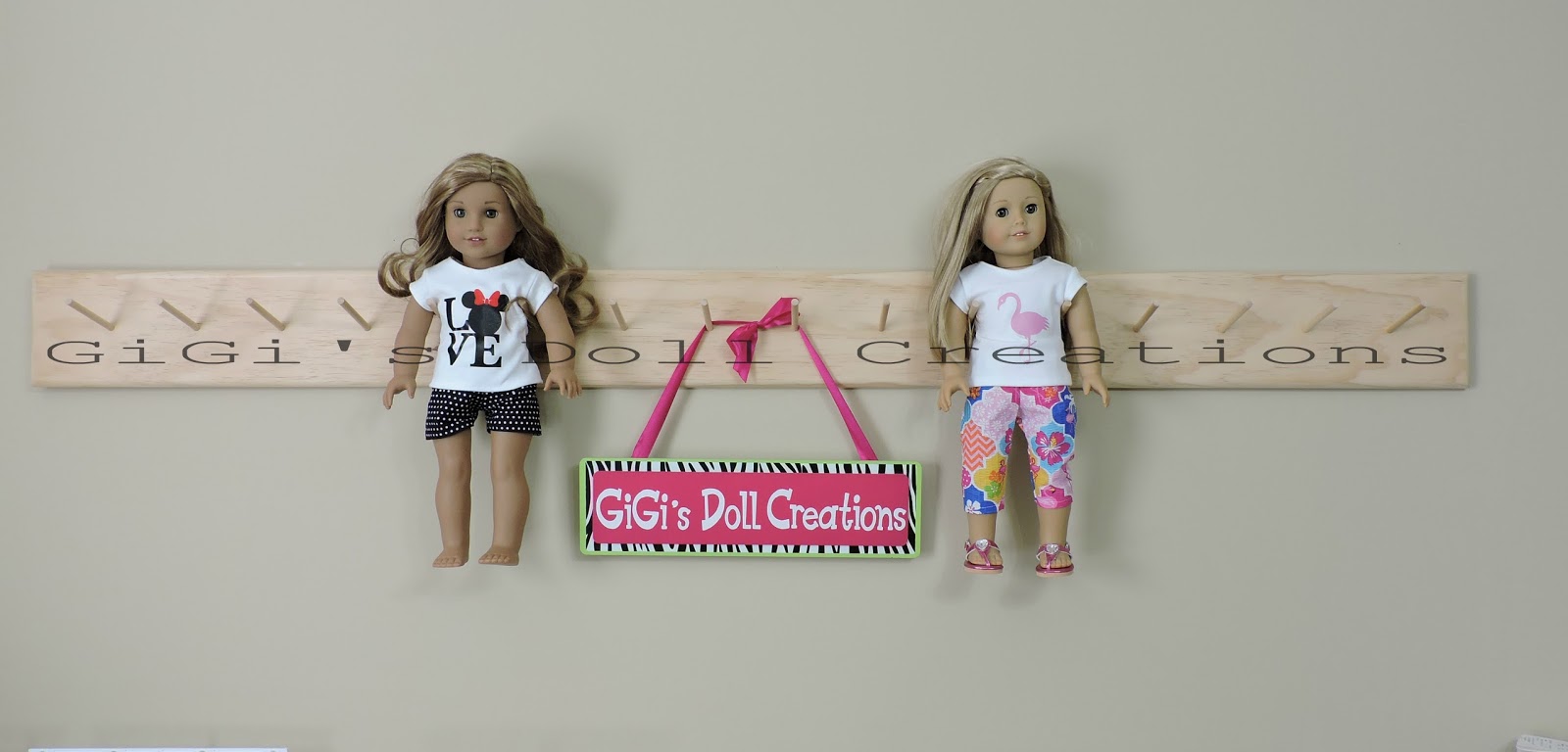 american girl doll hangers
