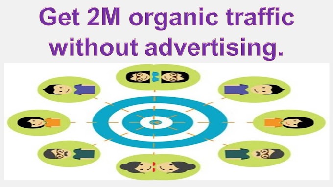  How to get organic traffic without advertising.