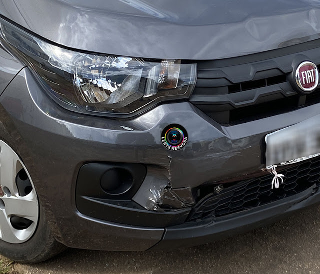 Acidente em cruzamento causa suspeita de fratura em motociclista