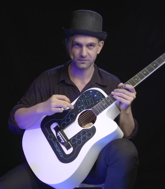 World's First Wireless MIDI Guitar Controller for Acoustic Guitar Art