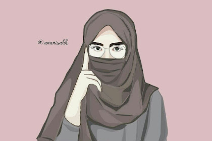 11 Gambar Kartun Muslimah Bertopi Keren Arti Gambar