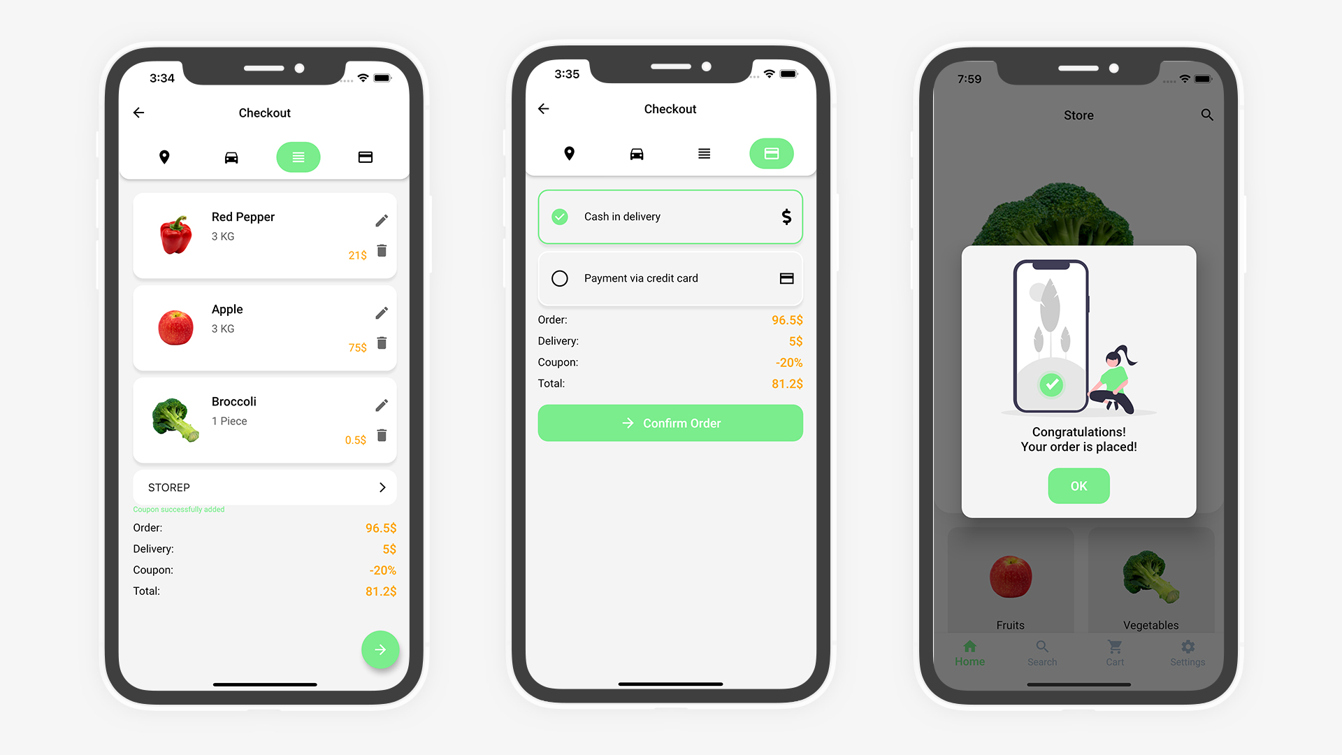 Flutter Grocery: Full Android + iOS eCommerce App (Flutter 2.0 Supported) - 23