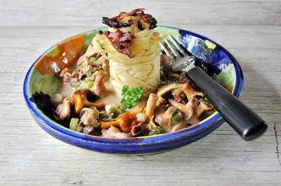 Pfifferlinge in Rahmsauce