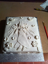 white angel cake