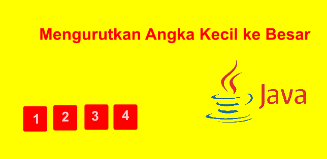 Program Mengurutkan Angka Kecil ke Besar Dengan Java Aoi
