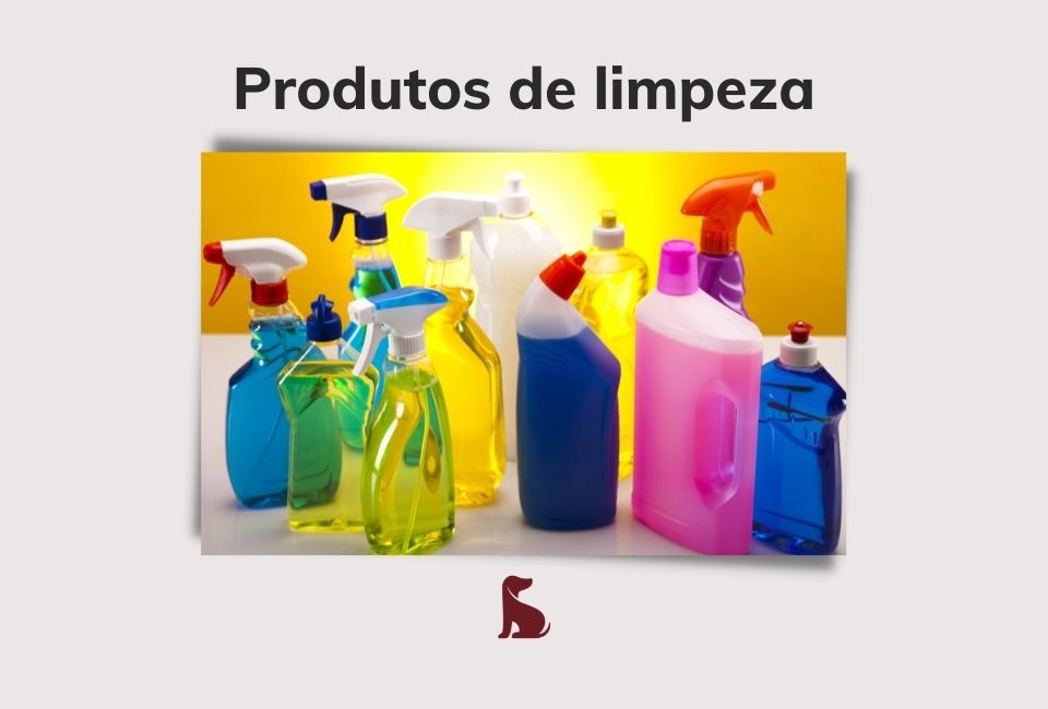 Produtos de limpeza, podem ser um perigo para o seu cachorro!