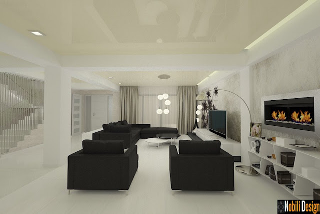 Amenajari interioare living modern - Mobilier modern Constanta - Gresie si faianta Italia