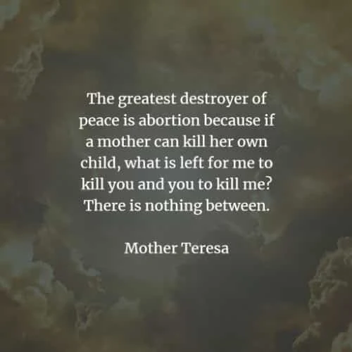 Famous quotes and sayings by Mother Teresa