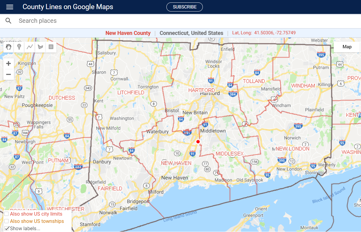 County Lines On Google Maps Free Tools On Google Maps Search