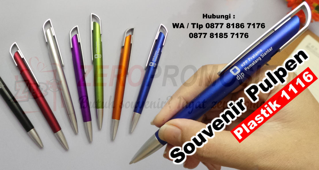 Souvenir Pulpen Promosi Pen 1116 Pen Custom Murah zeropromosi