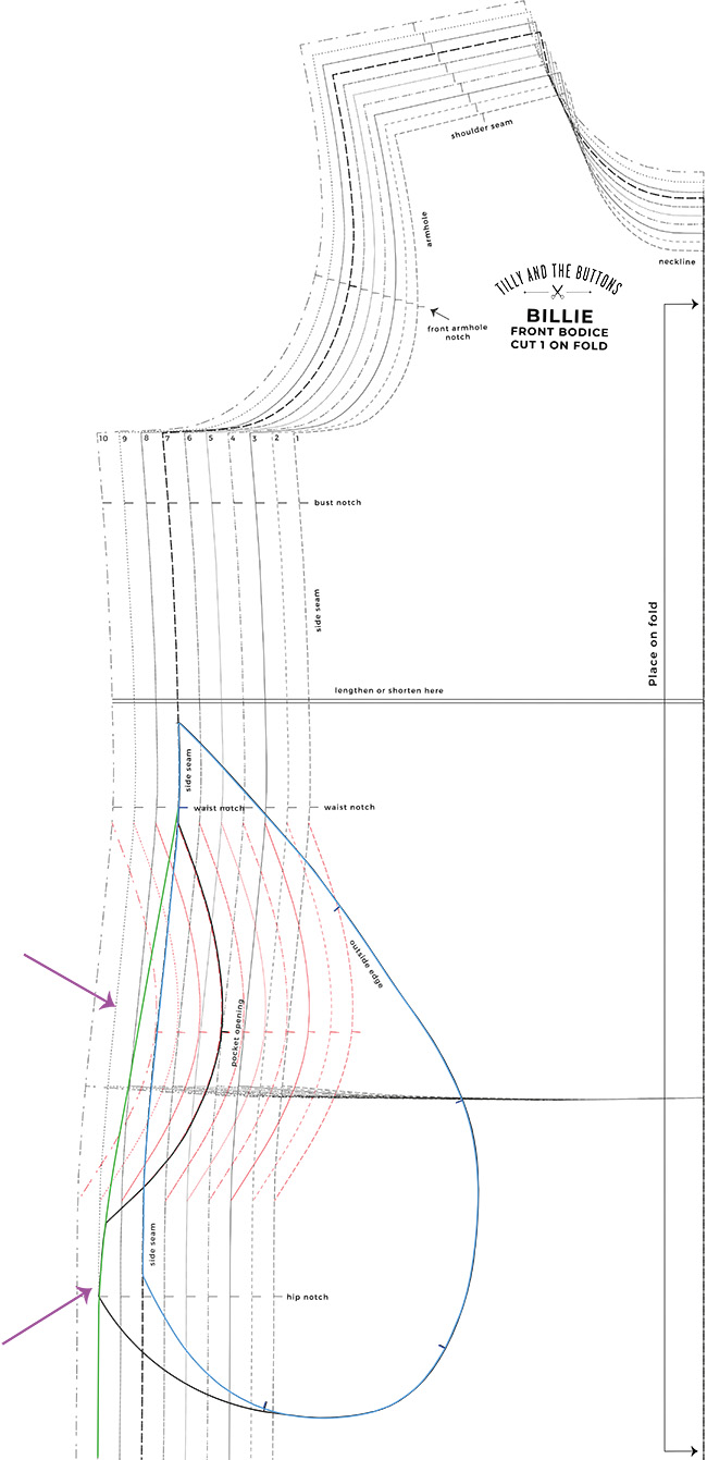Fitting the Billie sweatshirt and dress sewing pattern - Tilly and the Buttons