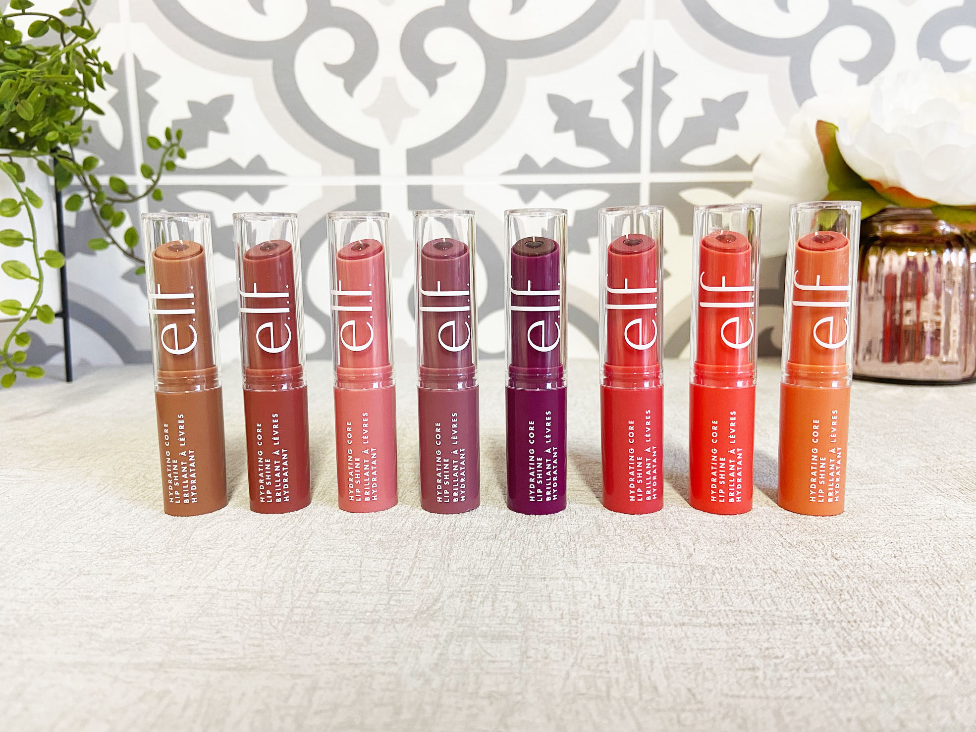 e.l.f. Hydrating Core Lip Shines Review & Swatches Kathryn's Loves