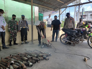 30 Unit Knalpot Brong Dimusnahkan oleh Polsek Peureulak April 29, 2021