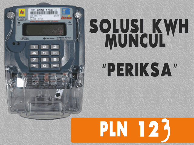 Solusi kWh Meter Muncul Tulisan Periksa 