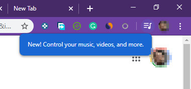 Nuevo control de música Chrome