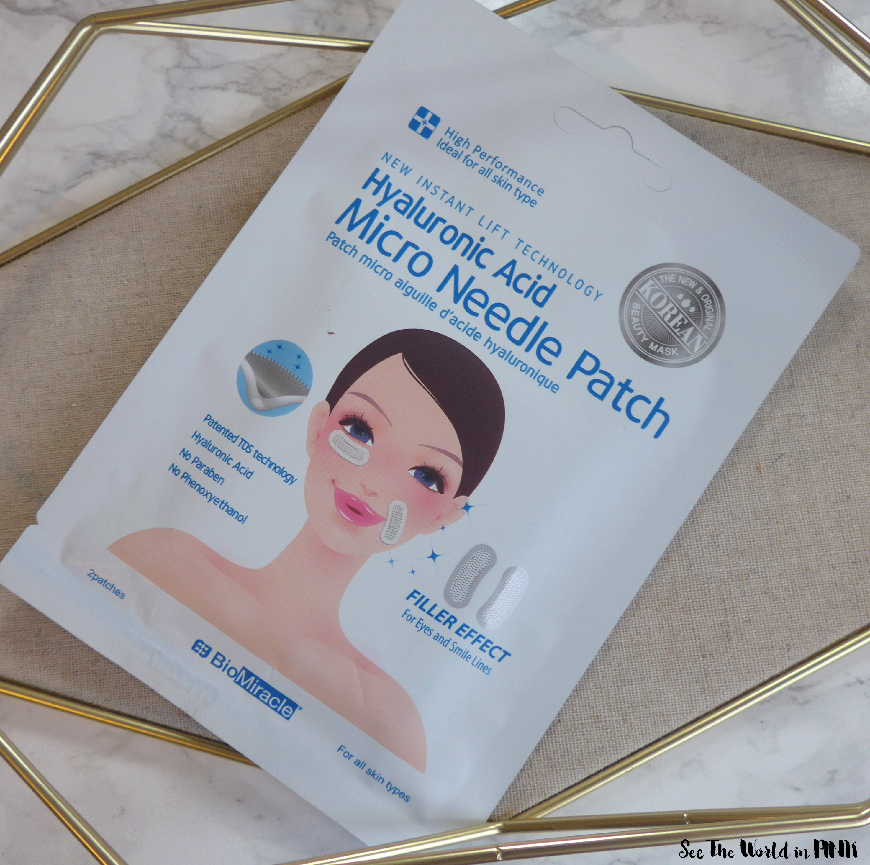 Skincare Saturday BioMiracle Hyaluronic Acid Micro Needle Patch and
