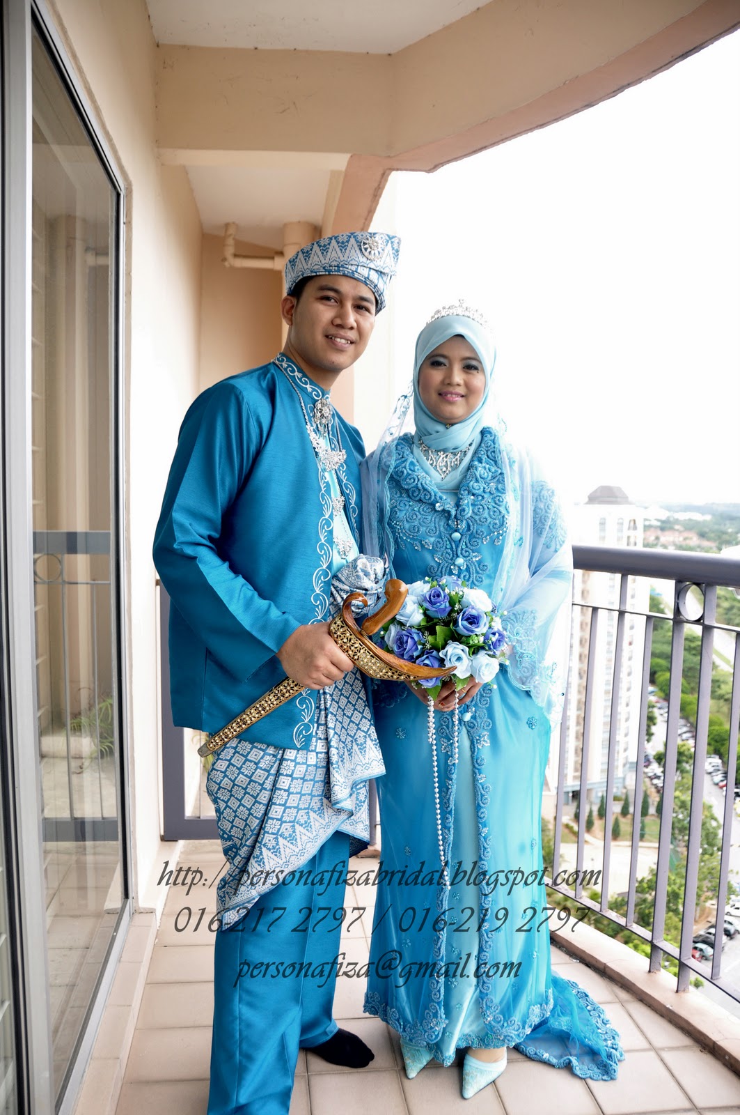 Kumpulan Foto Model Baju  Pengantin  Biru Turquoise Trend 