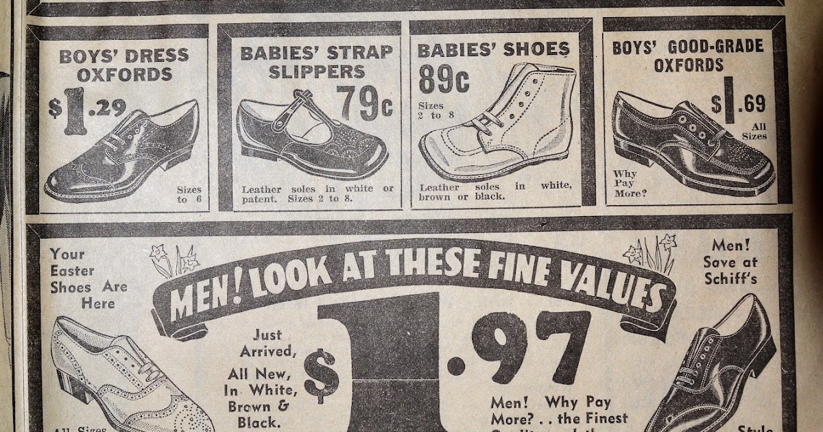 Vintage Johnstown: Schiff's Shoe Store - 1936