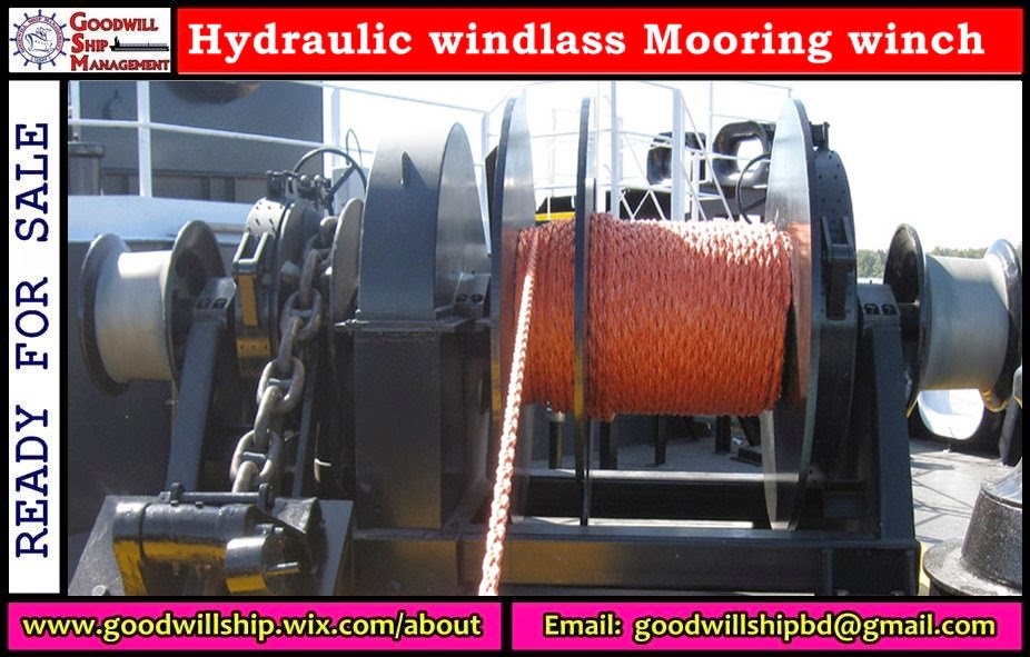 Worldwide Marine Spare Parts Exporter Hydraulic windlass Mooring winch