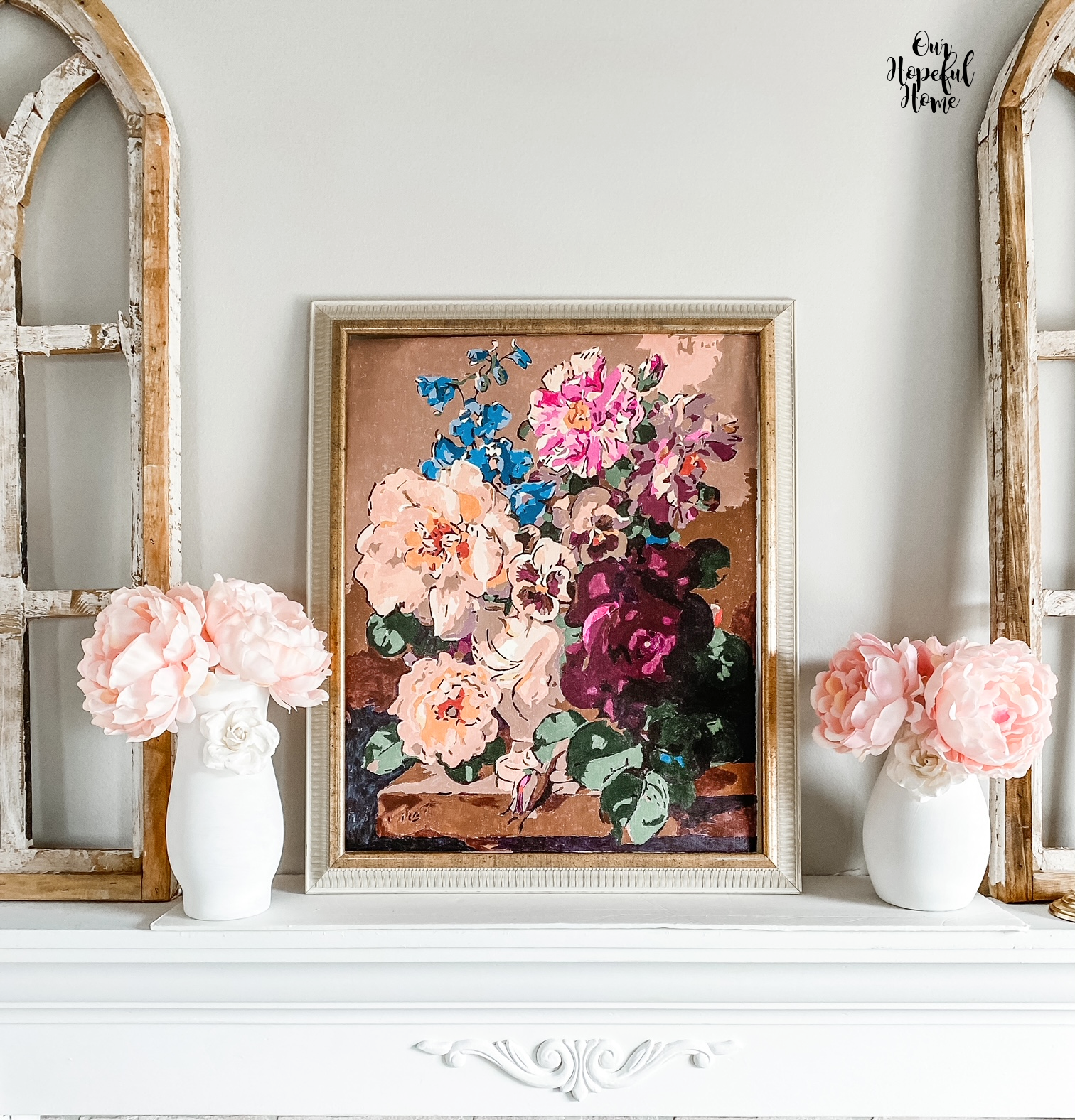 Our Hopeful Home: Blooming Still Life Paint By Number Project Winnie's Picks