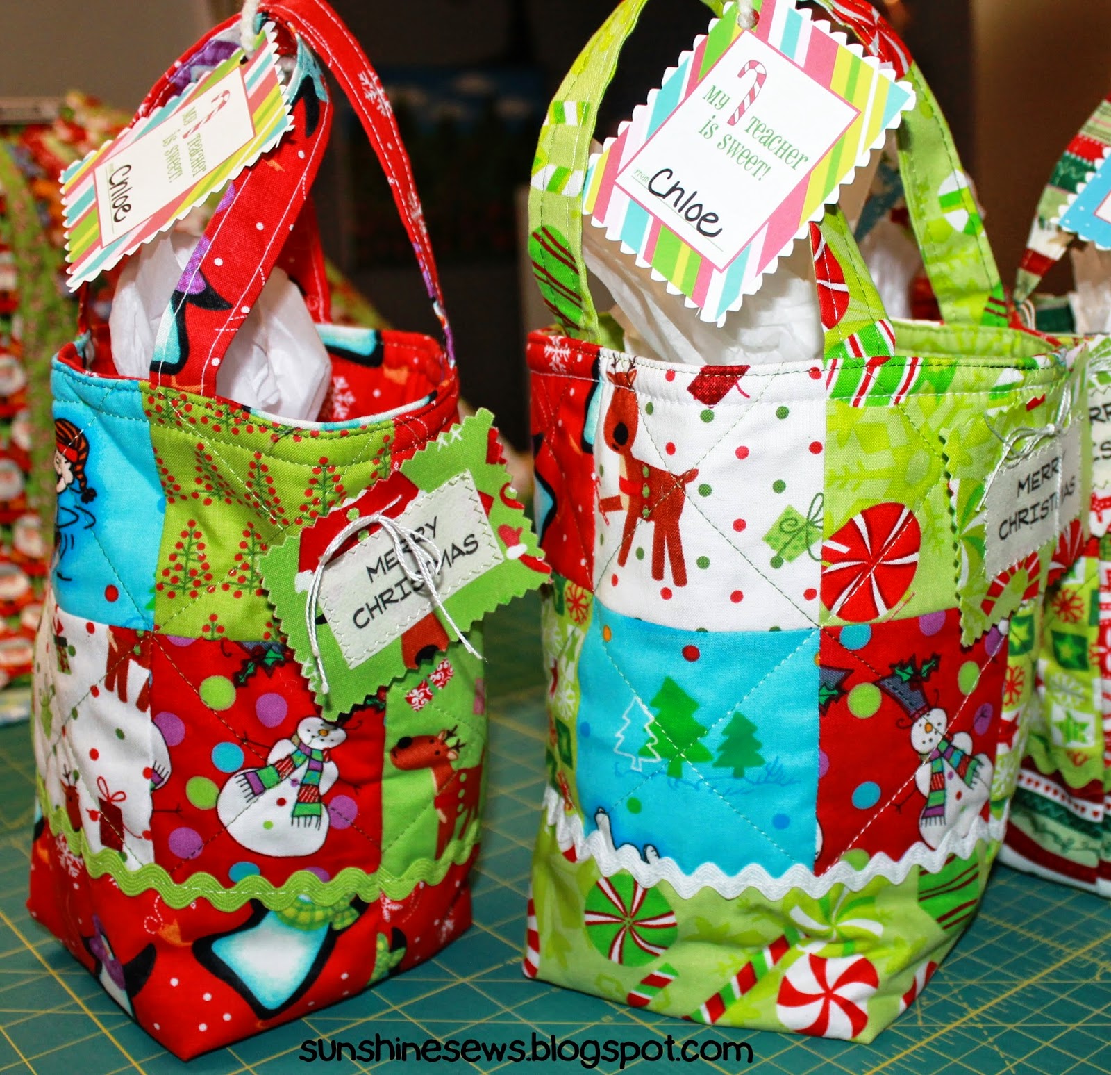 SunShine Sews...: Teacher Gift Bags