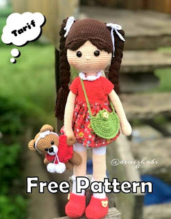 PATRON GRATIS MUÑECA AMIGURUMI 47493 👩