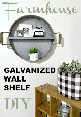 DIY Farmhouse Shelf from a Tray