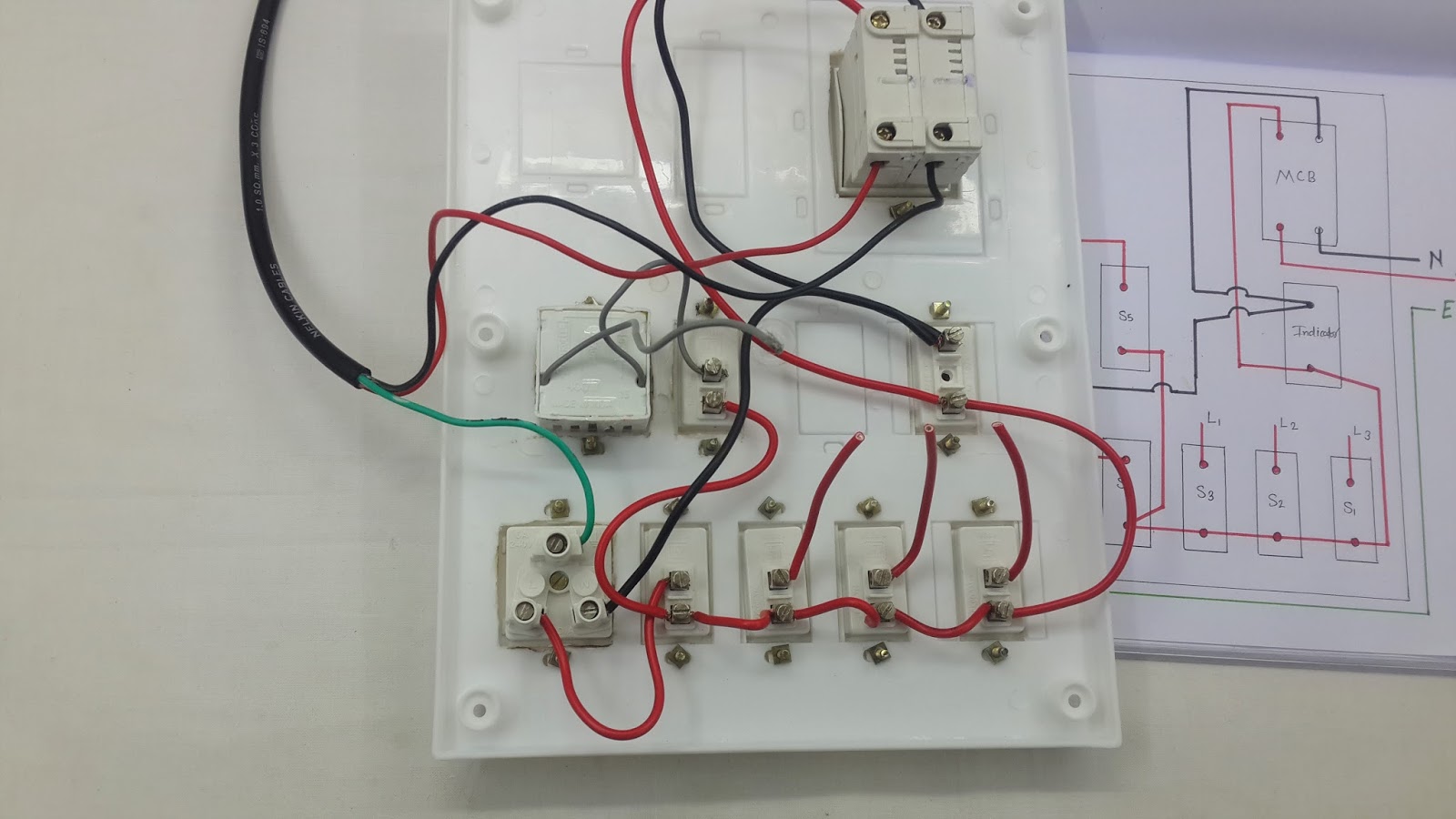 House Wiring of Main Electrical Board Step by Step