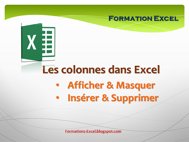 Les colonnes dans excel