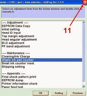 Cara Reset Printer L100