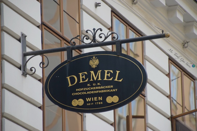 World Famous Cafe Demel: Vienna's old town intoxicates visitors with its grandiose architecture! | Ms. Toody Goo Shoes #cafedemel #vienna #austria #danuberivercruise