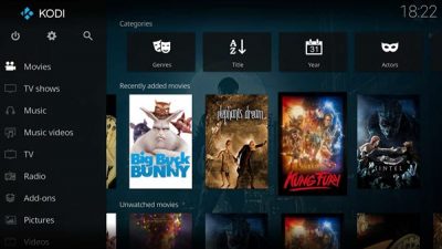 Kodi-app voor Windows 10