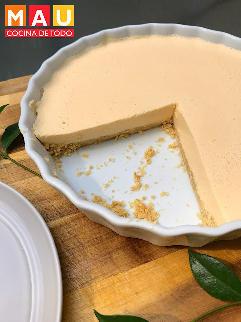 pay de mango mau cocina de todo sin horno gelatina grenetina mariana rodriguez