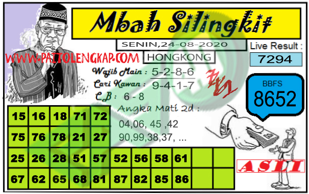 Nagasaon HK Syair Senin 24082020 Nagasaon HK, Nagasaon