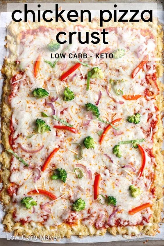 Keto Chicken Pizza Crust Moms Cooking
