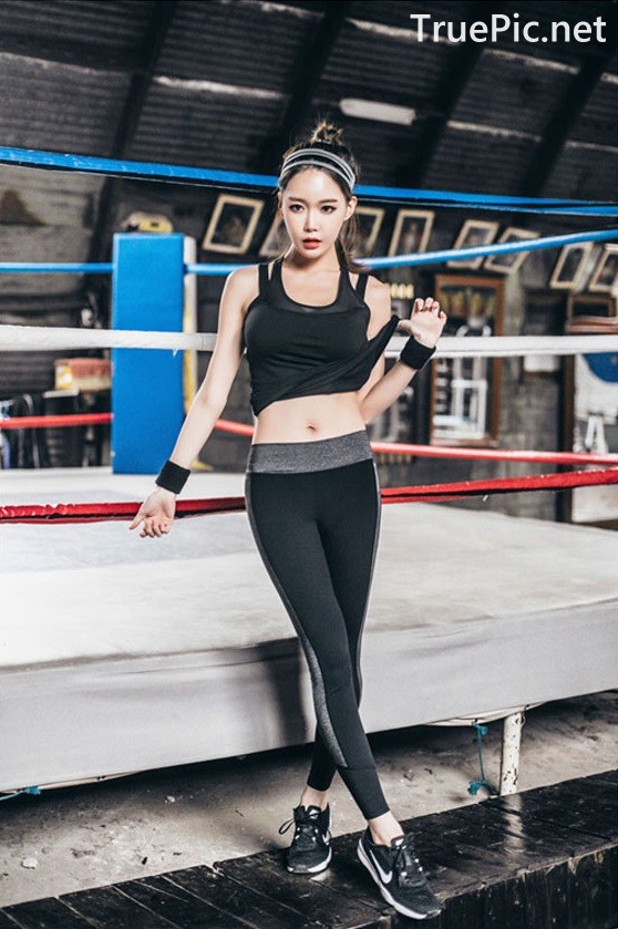 Image Korean Fashion Model - Yoon Ae Ji - Fitness Set Collection - TruePic.net - Picture-18