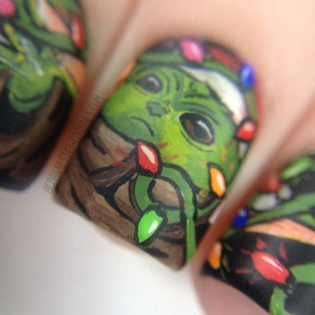 Let's Paint! Free Hand Nail Art Baby Yoda LaptrinhX / News