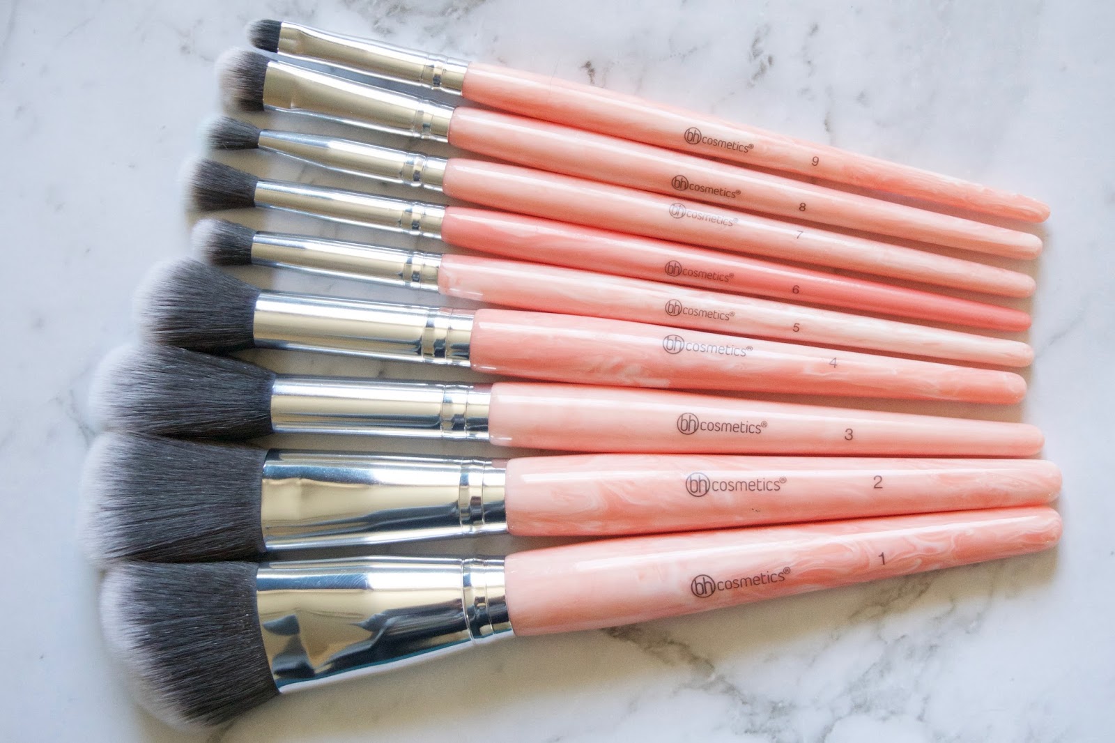 BH Cosmetics Rose Quartz 9 Brush Set Review