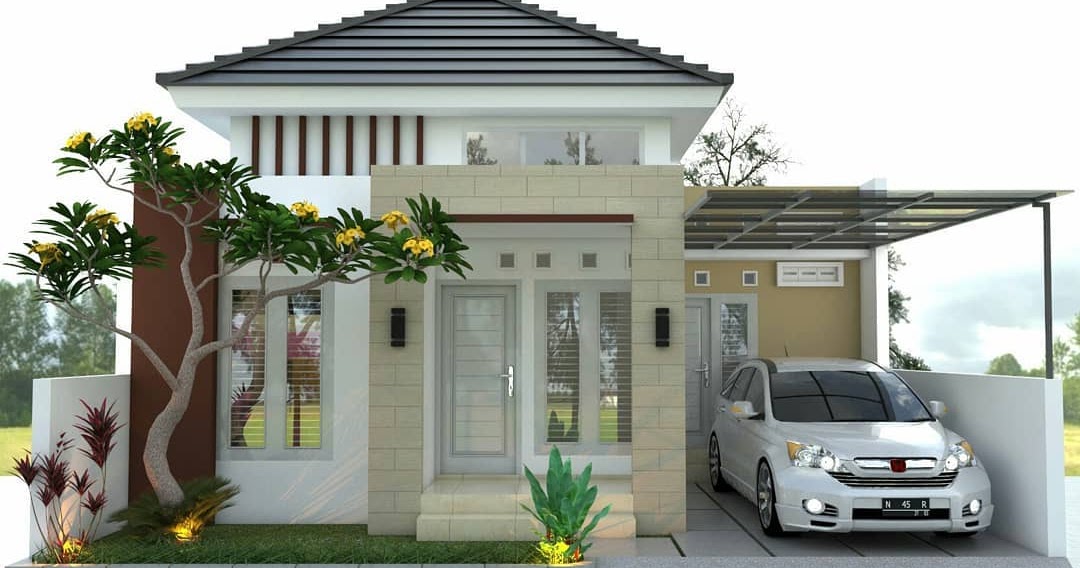 Rumah Minimalis Berbentuk Atap Limas / Desain Rumah Minimalis Atap