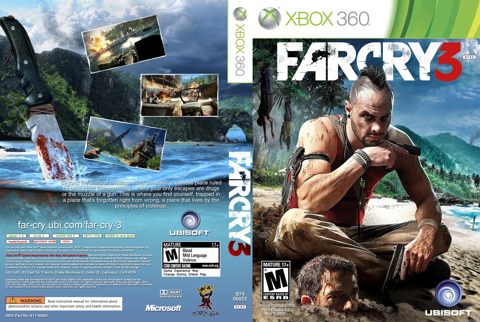 Far Cry 3 Limited Edition 100 Uncut ¡Los mejores dibujos/concept art en caratulas de videojuegos!