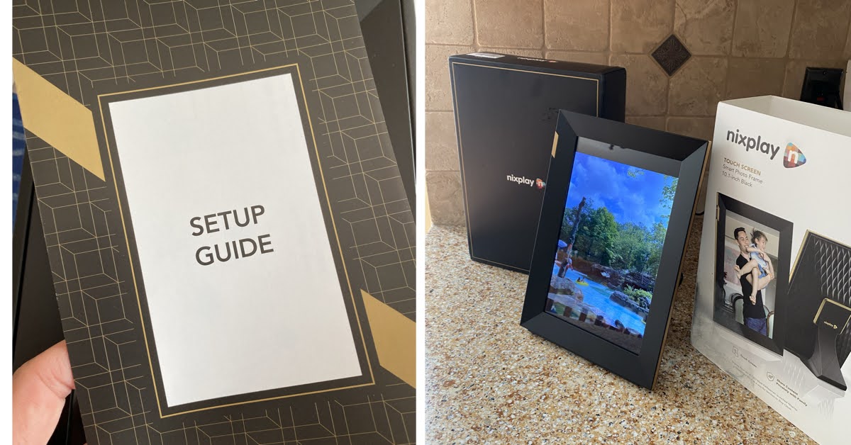 Nixplay Smart Photo Frame Touch Screen Review The Jersey Momma