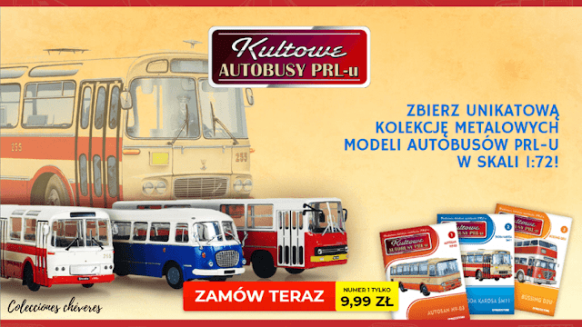Kultowe Autobusy PRL-u 1:72 DeAgostini Polska