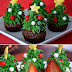 Idea: Cupcakes decorados (pinitos de navidad)!!! 