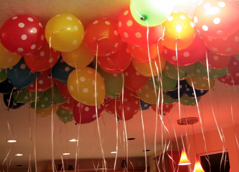 The Navy Stripe Balloon Birthday Surprise!