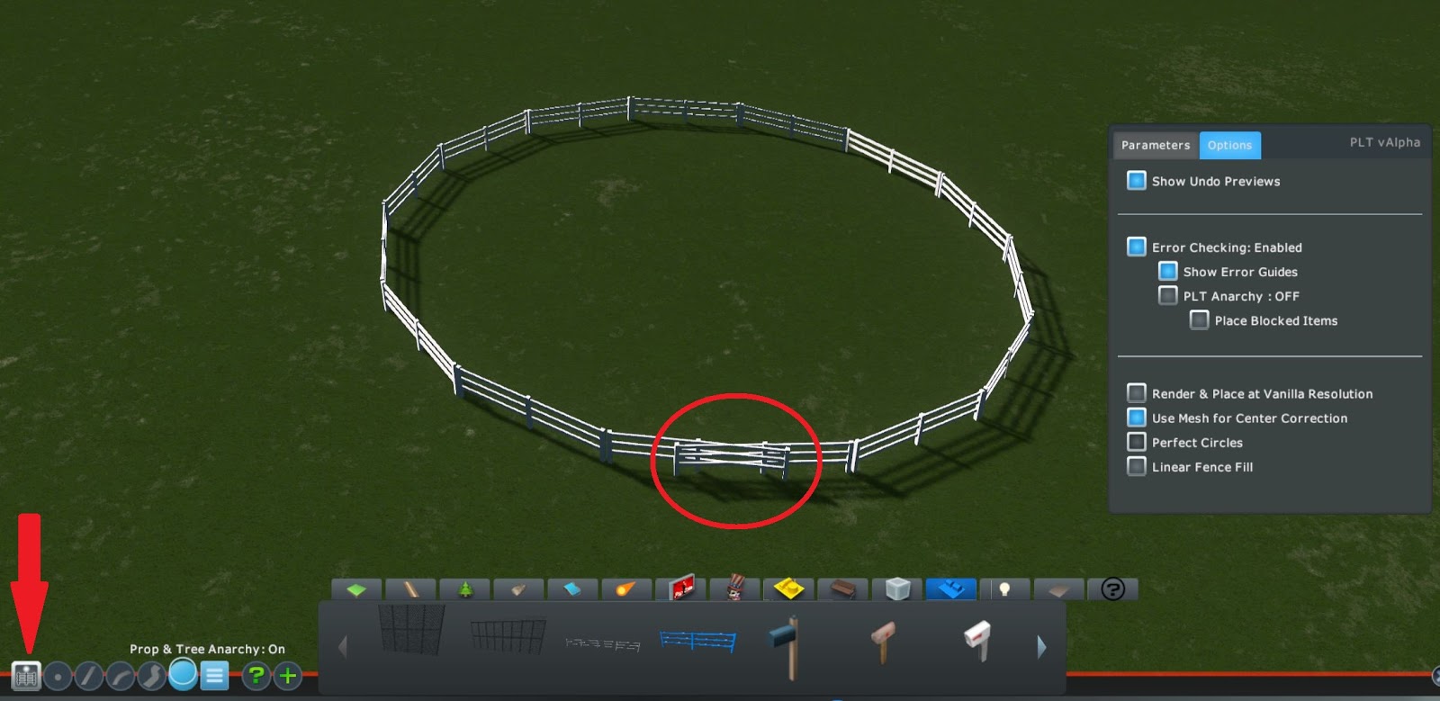 Cities Skylines MOD導入ガイド 樹木やプロップを直線や曲線状にまとめて配置する（Prop Line Tool、他1MOD）